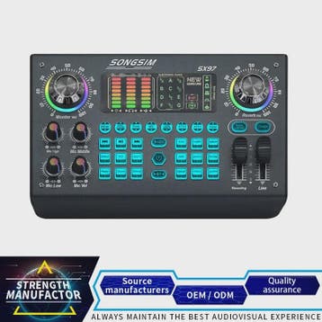 Professionele Mixer Soundcard voor Live Streaming en E-comme, Verzenden, Nieuw