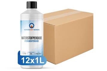 Wmm Chemie Waterstofperoxide 3 2 spraytriggers, 12 x 1, Verzenden, Nieuw