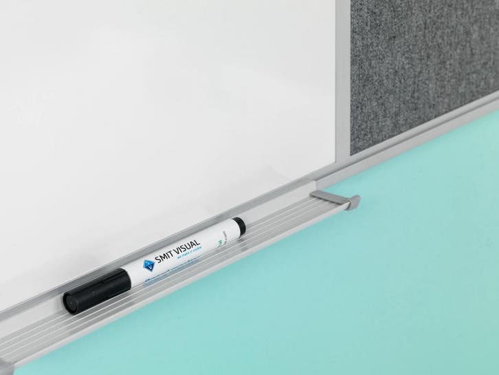 Combiboard, whiteboard en prikbord 120x90 cm, gelakt staal, Zakelijke goederen, Kantoor en Winkelinrichting | Kantoormeubilair en Inrichting