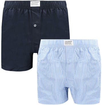 Levis Woven Boxershorts 2-Pack Blauw maat XL Heren, Kleding | Heren, Ondergoed, Verzenden, Blauw, Levi's, Boxer