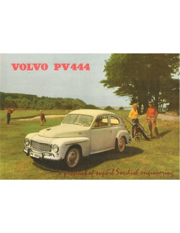 1956 VOLVO PV 444 LEAFLET ENGELS, Boeken, Nieuw, Volvo, Author