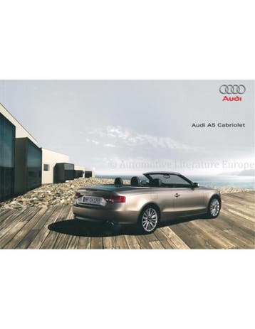 2009 AUDI A5 CABRIOLET BROCHURE FRANS, Boeken, Nieuw, Audi, Author