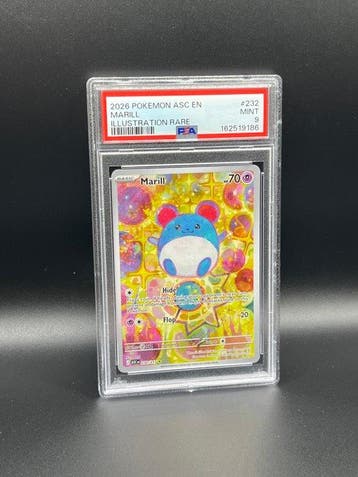 Pokémon - 1 Graded card - Marill 232 Ascended Heroes Full, Nieuw