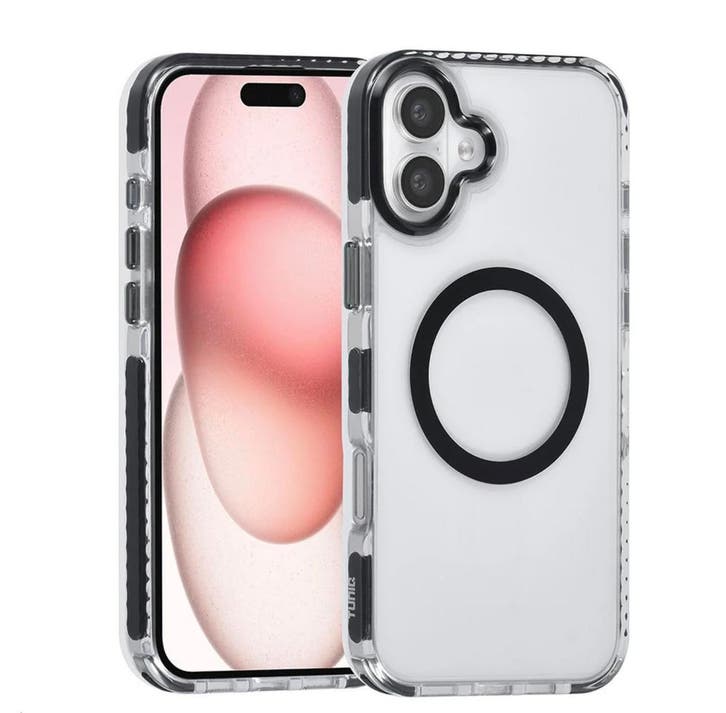 Xssive Transparante TPU Backcover met MagSafe Iphone 16, Telecommunicatie, Mobiele telefoons | Hoesjes en Frontjes | Apple iPhone