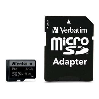 Micro SDHC kaart met adapter | Verbatim | 32 GB, Verzenden, Nieuw, Verbatim