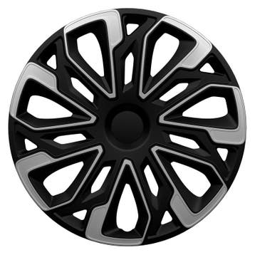 Wieldoppen  Estoril 13-inch zilver/zwart, Verzenden, Nieuw