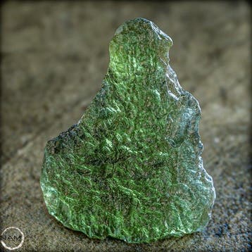 Zeldzame natuurlijke transparante perfecte moldaviet Crystal