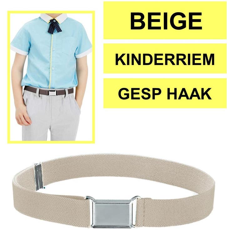 Fako Fashion - Kinderriem Elastisch Gesp - Elastische Riem, Kleding | Dames, Riemen en Ceinturen, Verzenden