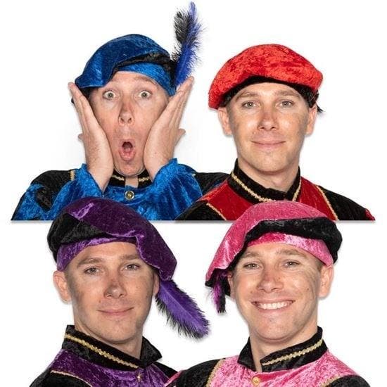 Piet baret velours met struisveer, Kleding | Dames, Carnavalskleding en Feestkleding, Nieuw, Ophalen of Verzenden