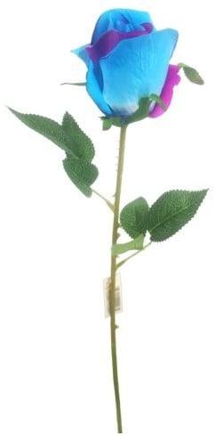 Zijden Roos Kameleon Blue Purple 54 cm per stuk, Huis en Inrichting, Ophalen of Verzenden, Nieuw