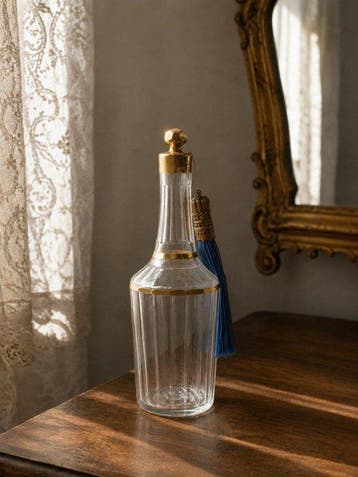 Parfumfles - Glas - 1880–1900 Belle Époque, Antiek en Kunst