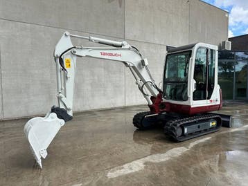 Veiling: Midigraafmachine Takeuchi TB135 Diesel 2014, Ophalen, Graafmachine
