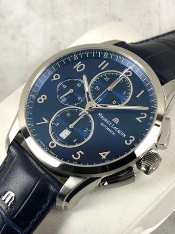 Maurice Lacroix - Pontos Chronograph - PT6388-SS001-420-4 -, Nieuw