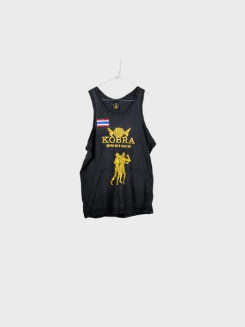 Kobra Tank Top Heren maat L Zwart Vintage, Ophalen of Verzenden, Nieuw