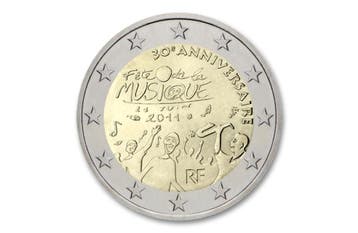 2 euro 30 jaar Fête de la Musique 2011 - Frankrijk, Verzenden