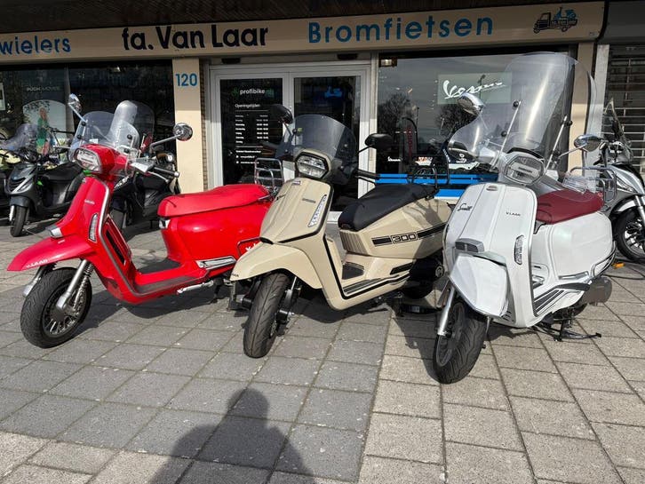 Lambretta G350, X300SR, V125 Vespa GTS, Motoren, Motoren | Piaggio, 1 cilinder, Ophalen