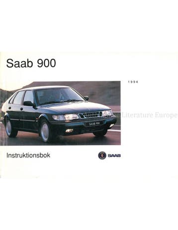 1994 SAAB 900 INSTRUCTIEBOEKJE ZWEEDS