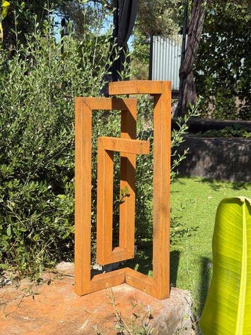 Ana Lucia B.M - Sculpture Corten - XL - No Reserve