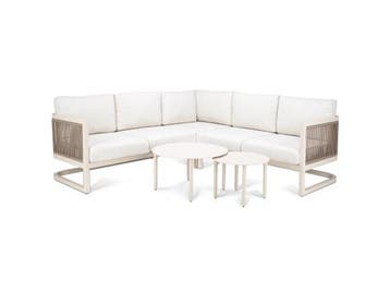 Veiling - Outdoor Loungeset Sierra corner - creme (quick dry, Tuin en Terras, Nieuw