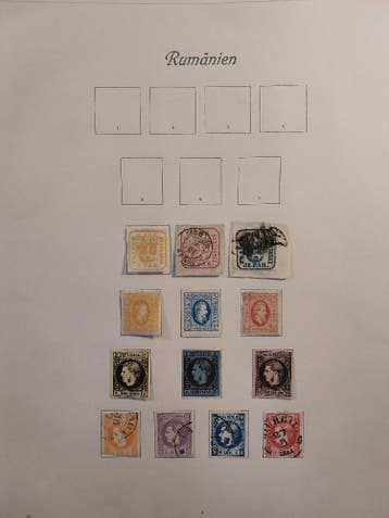 Roemenië verzameling klassiek op bladen, Postzegels en Munten, Postzegels | Volle albums en Verzamelingen, Ophalen of Verzenden