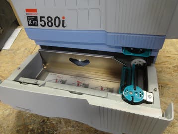 Matica 580i Retransfer Color Card Printer PVC ID - USB / LAN, Ophalen of Verzenden, Gebruikt, Datacard