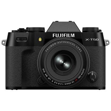 Fujifilm X-T50 Zwart + XF 16-50mm, Ophalen of Verzenden, Nieuw, Overige typen, Fujifilm