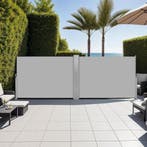 Uitschuifbare aluminium dubbelzijdige luifel met oprolmechan, Verzenden, Nieuw