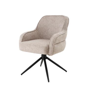 DS4U - Loisa armstoel met terugdraaifunctie - Set van 6 -, Ophalen of Verzenden, Nieuw