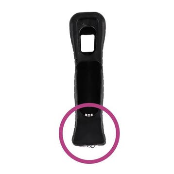 Wii Remote Beschermhoes - Zwart (Voor Motion Plus Blokje), Verzenden, Nieuw