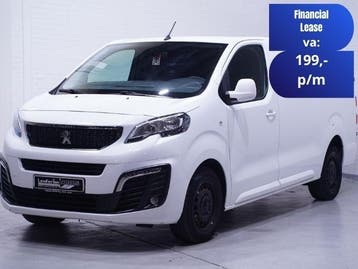 Peugeot Expert 2.0 BlueHDI 120 pk Premium Navi, Trekhaak, Stof, Gebruikt, Euro 6, Wit