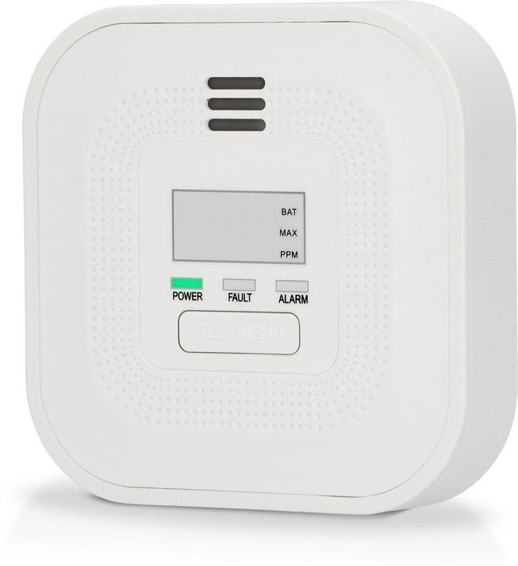 Alecto COA4010 Koolmonoxidemelder met 10 jaar Sensor en Disp, Doe-het-zelf en Verbouw, Alarmsystemen, Zo goed als nieuw, Verzenden