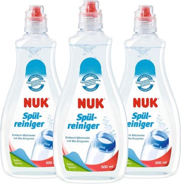 NUK Babyflesreiniger 3x500ml | Retourdeal 28% Korting, Ophalen of Verzenden, Nieuw, Overige typen