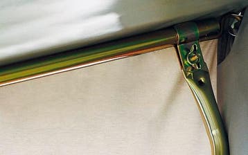 Berger Aandrukstang Gebogen Staal 22mm - Zilver, Ophalen of Verzenden, Nieuw
