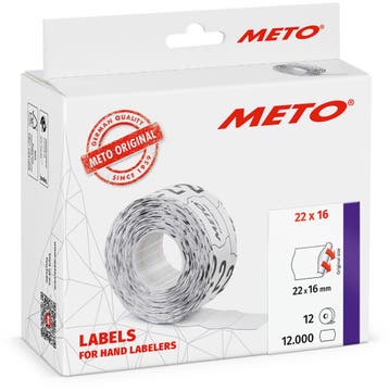 Etiketten Meto 22x16 Wit Diepvries, Ophalen of Verzenden, Nieuw, Overige typen