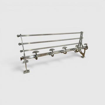 Kapstok - Art deco Treinkapstok - Chroom - Chroom, Antiek en Kunst, Curiosa en Brocante