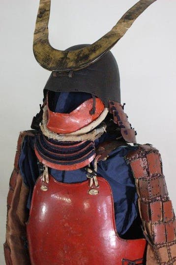 Harnas - Japan - Y1-229 Red Hotokedo Gusoku Edo Periode