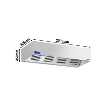 GGM Gastro | Afzuigkap doosmodel met ingebouwde motor - |, Onderbouw afzuigkap, Verzenden, Nieuw, Inbouw