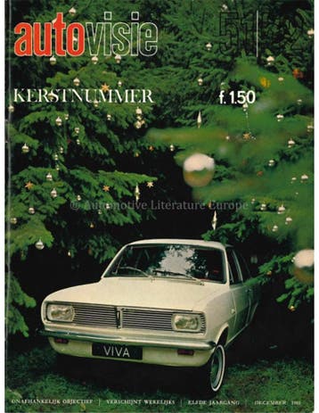 1966 AUTOVISIE MAGAZINE 51 - 52 NEDERLANDS, Nieuw, Author