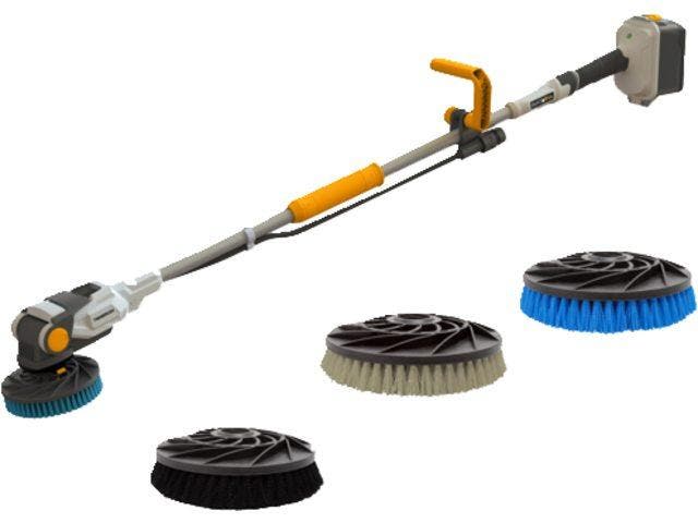 Batavia Twin Brush 18V accu borstel - inclusief blauwe,, Watersport en Boten, Accessoires en Onderhoud, Ophalen of Verzenden