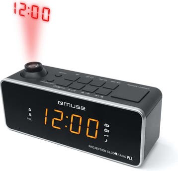 Muse M-188P - Digitale wekkerradio met projectie, Verzenden, Nieuw