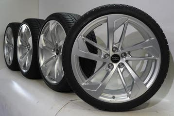 Audi RS4 RS5 B9 20 inch velgen Continental Winterbanden Orig, Gebruikt, Velg(en), 20 inch, Winterbanden