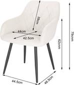 24goodz Eetkamerstoel met Armleuning - Ergonomisch Ontwerp -, Verzenden, Nieuw