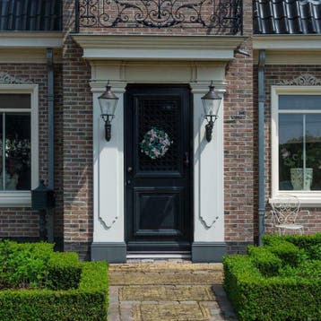 Scheveningen L bronzen Buitenverlichting 25 jaar garantie, Overige materialen, Minder dan 50 watt, Overige typen, Nieuw
