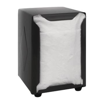 RVS servetten dispenser zwart | 90X107X120(h)mm Olympia, Verzenden, Nieuw in verpakking