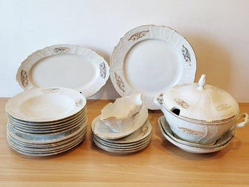 Eetservies voor 6 (24) - Porselein - Bernadette Essservice