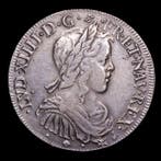 Frankrijk. Louis XIV (1643-1715). 1/2 Écu 1653 - (Zonder