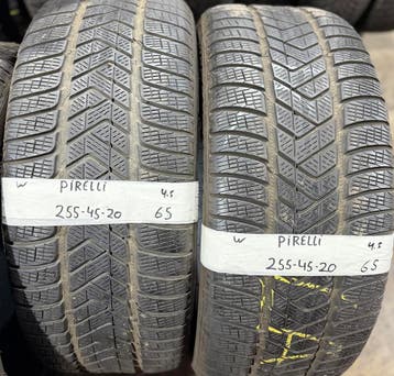 2x255-45-20 Pirelli Winter 2x4.5m €65 Per Band 255 45 20, Ophalen, Gebruikt, 255 mm, Winterbanden
