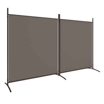 Roomdivider 2-panelen Antraciet | Laatste Stuk!, Ophalen of Verzenden, Nieuw