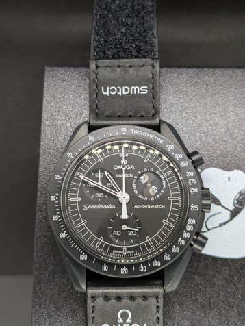 Swatch - MoonSwatch. Mission to the MoonPhase (Black) -, Sieraden, Tassen en Uiterlijk, Nieuw