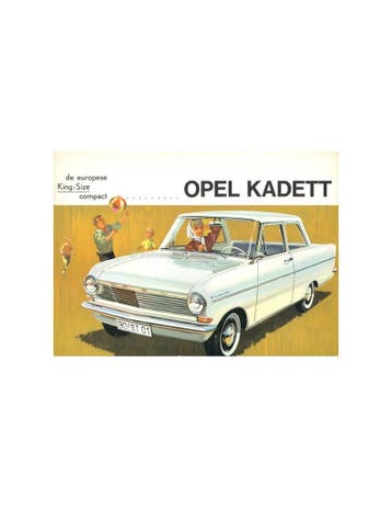 1962 OPEL KADETT A BROCHURE NEDERLANDS, Nieuw, Opel, Author